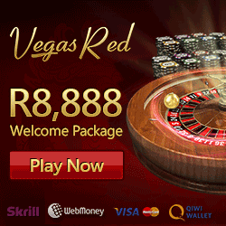 Vegas Red Online Casino - South African Player can Claim a Free R100 No Deposit