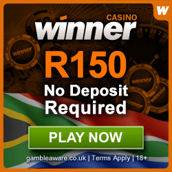 Winner Online Casino - South African Player can Claim a Free R100 No Deposit